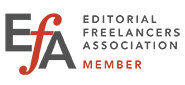 Badge: Member of the Editorial Freelancers Association